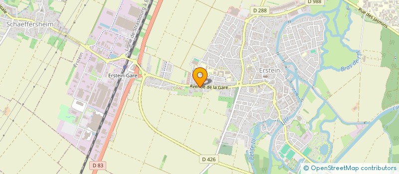 localisation de l'entreprise ETABLISSEMENTS REISSER  ERSTEIN