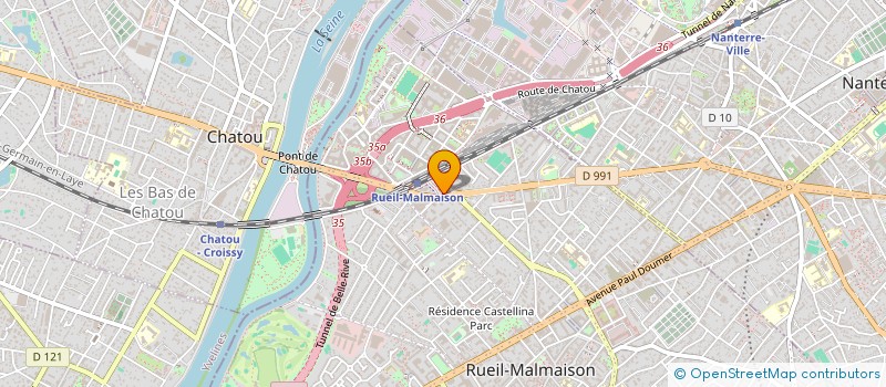 localisation de l'entreprise ETABLISSEMENTS RENARD à RUEIL-MALMAISON