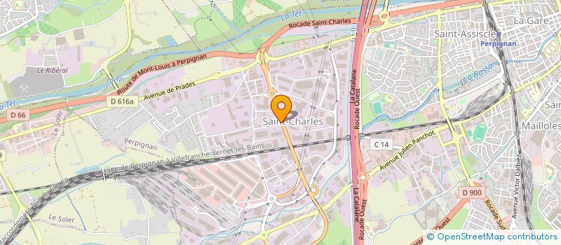 localisation de l'entreprise ETABLISSEMENTS RENART à PERPIGNAN