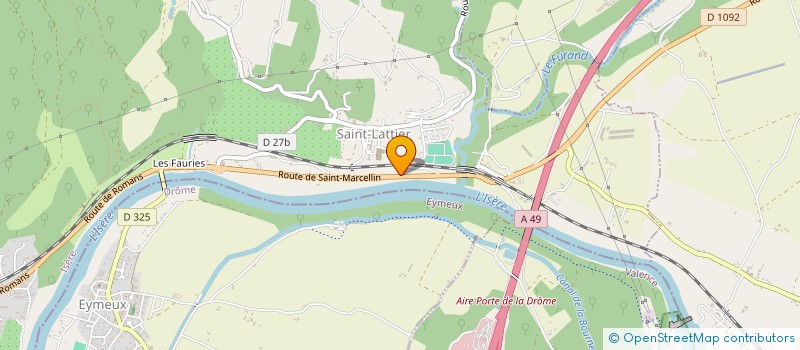 localisation de l'entreprise ETABLISSEMENTS RENE BELLE ET FILS à SAINT-LATTIER