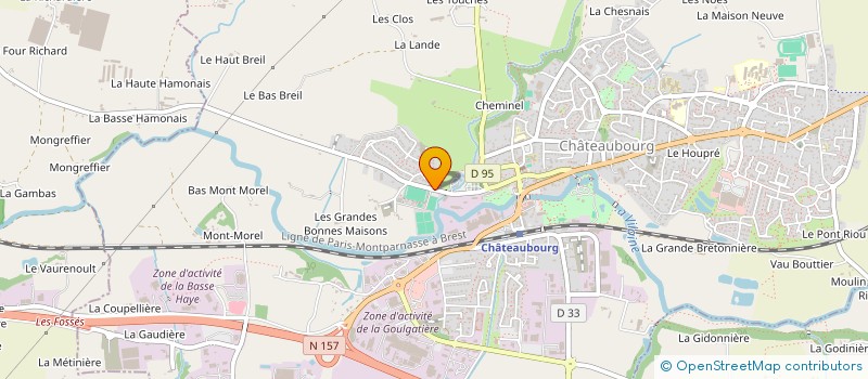 localisation de l'entreprise ETABLISSEMENTS RENE CHAPON  CHATEAUBOURG