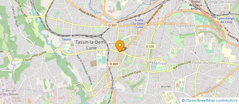 localisation de l'entreprise ETABLISSEMENTS RENE COLLET & CIE  TASSIN-LA-DEMI-LUNE