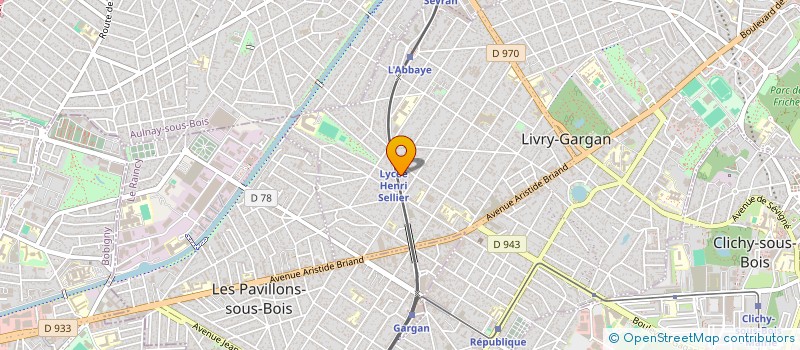 localisation de l'entreprise ETABLISSEMENTS RENE COTTIN  LIVRY-GARGAN