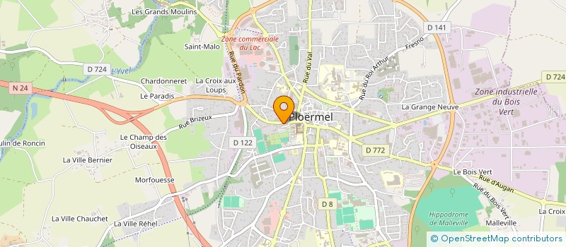 localisation de l'entreprise ETABLISSEMENTS RENOUX à PLOERMEL