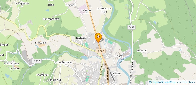 localisation de l'entreprise ETABLISSEMENTS REYNARD ALBERT à COURPIERE