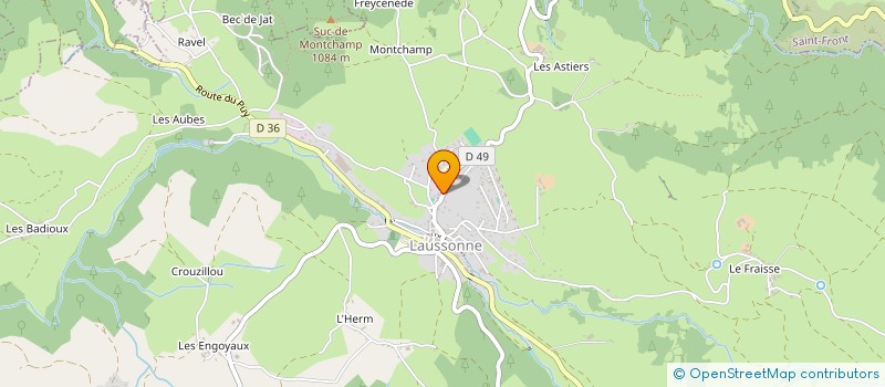 localisation de l'entreprise ETABLISSEMENTS REYNAUD à LAUSSONNE