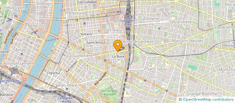 localisation de l'entreprise ETABLISSEMENTS RG à LYON