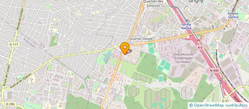 localisation de l'entreprise ETABLISSEMENTS RIBET FRERES  GRIGNY