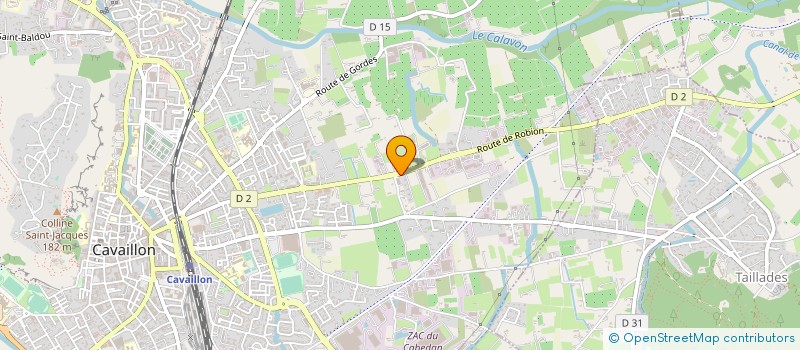 localisation de l'entreprise ETABLISSEMENTS RICARD à CAVAILLON