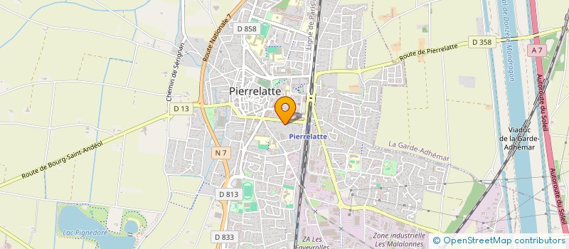 localisation de l'entreprise ETABLISSEMENTS RICHARD  PIERRELATTE