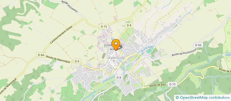 localisation de l'entreprise ETABLISSEMENTS RICHAUD à VALENSOLE