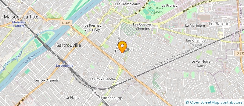 localisation de l'entreprise ETABLISSEMENTS RIFFAUD  SARTROUVILLE