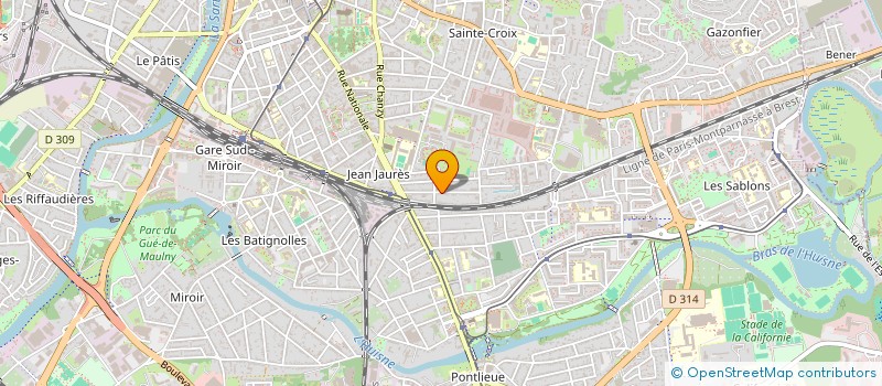 localisation de l'entreprise ETABLISSEMENTS RIGOT à LE MANS