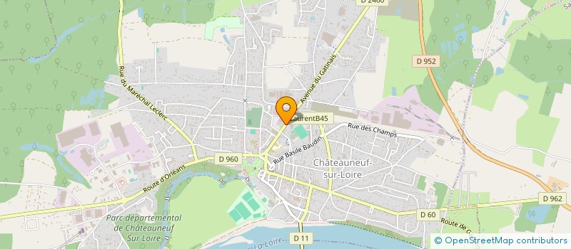 localisation de l'entreprise ETABLISSEMENTS RIGUET à CHATEAUNEUF-SUR-LOIRE