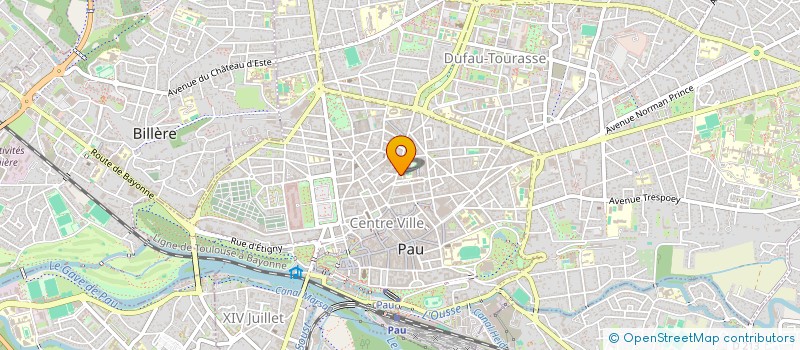 localisation de l'entreprise ETABLISSEMENTS RIMBAUT BRULFERT à PAU