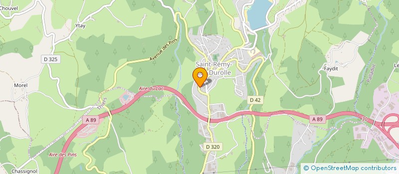 localisation de l'entreprise ETABLISSEMENTS RIMBERT à SAINT-REMY-SUR-DUROLLE