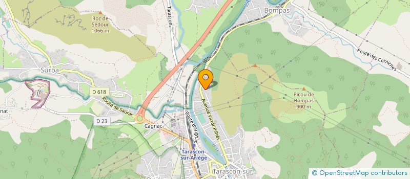 localisation de l'entreprise ETABLISSEMENTS RIVEROLA à TARASCON-SUR-ARIEGE