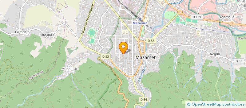 localisation de l'entreprise ETABLISSEMENTS ROBERT CALS à MAZAMET