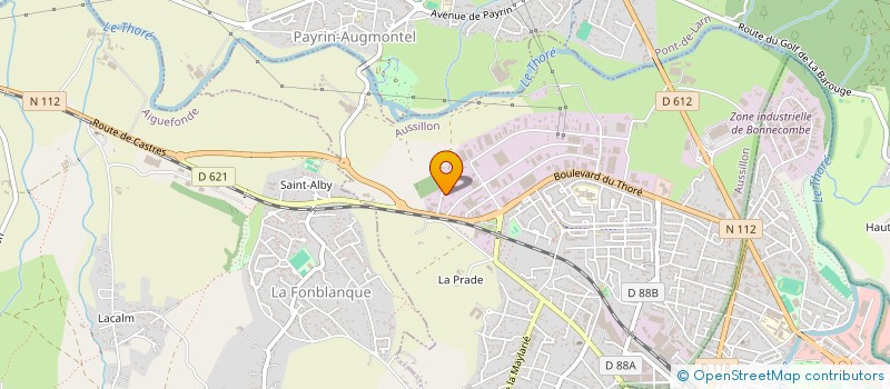 localisation de l'entreprise ETABLISSEMENTS ROBERT CHABBERT à AIGUEFONDE