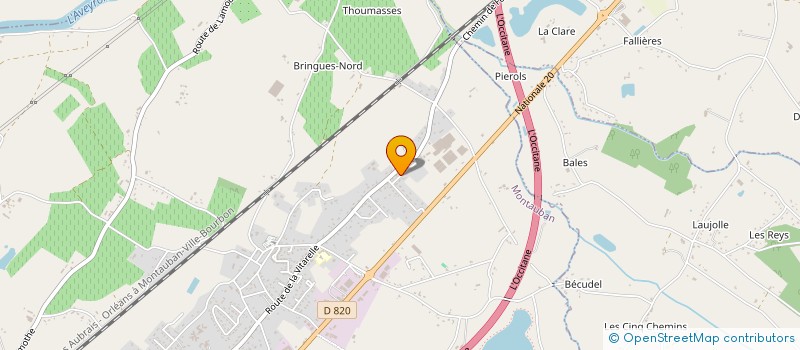 localisation de l'entreprise ETABLISSEMENTS ROBERT GROS ET COMPAGNIE  MONTAUBAN