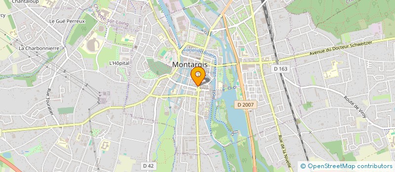 localisation de l'entreprise ETABLISSEMENTS ROBERT LAVOT ET SES FILS à MONTARGIS