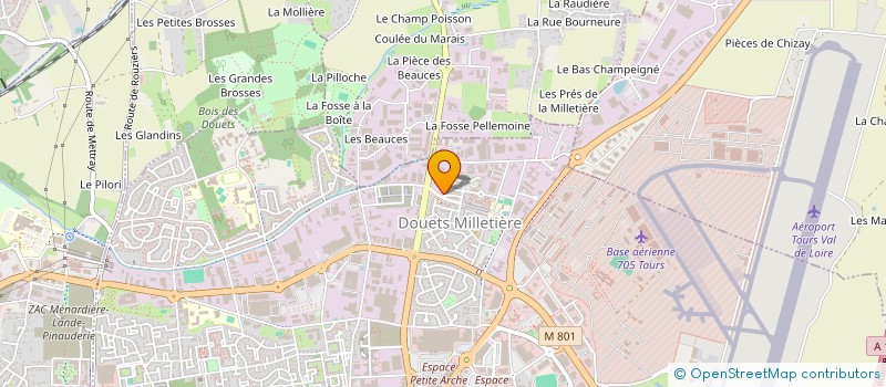 localisation de l'entreprise ETABLISSEMENTS ROBERT MARY SA  TOURS