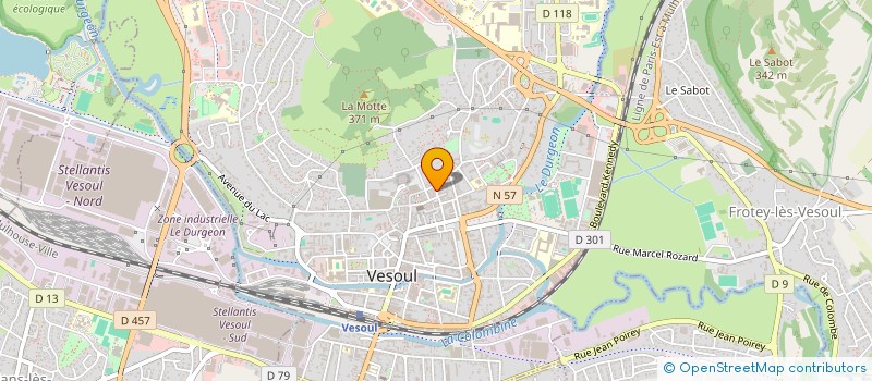 localisation de l'entreprise ETABLISSEMENTS ROBERT VALERIE  VESOUL