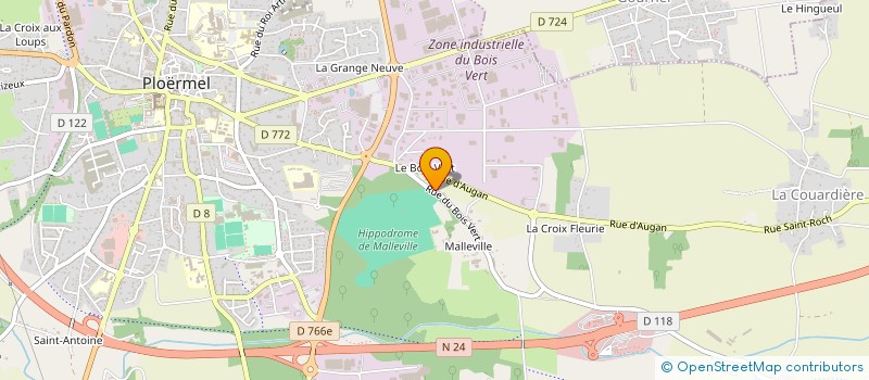 localisation de l'entreprise ETABLISSEMENTS ROBIC à PLOERMEL