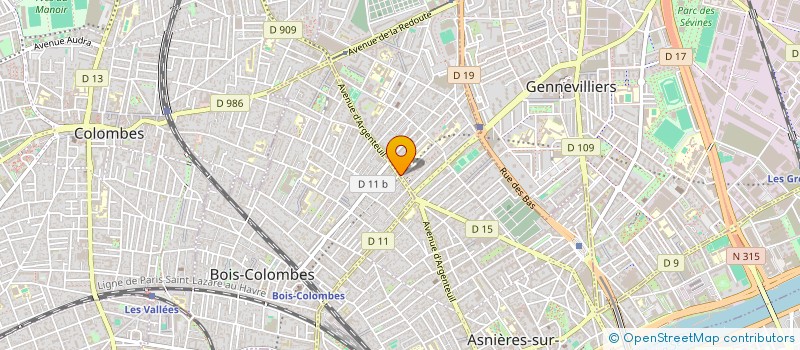 localisation de l'entreprise ETABLISSEMENTS ROCHE à ASNIERES-SUR-SEINE