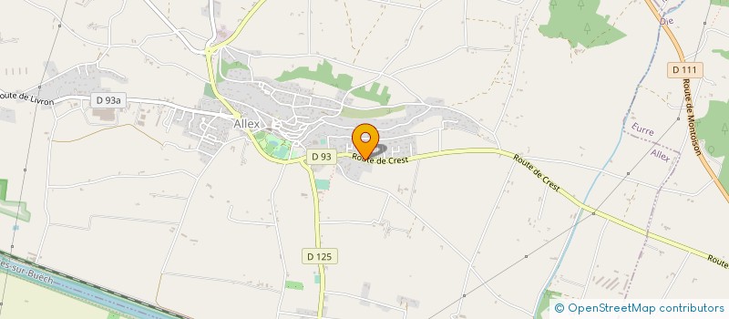 localisation de l'entreprise ETABLISSEMENTS ROCHE PERE ET FILS  AOUSTE-SUR-SYE