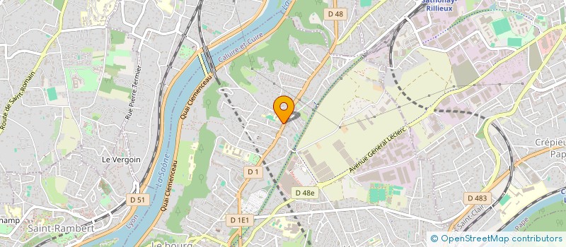 localisation de l'entreprise ETABLISSEMENTS ROCHETTE ET COMPAGNIE  CALUIRE-ET-CUIRE