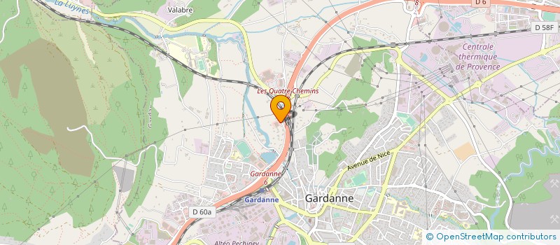 localisation de l'entreprise ETABLISSEMENTS RODRIGUES à GARDANNE
