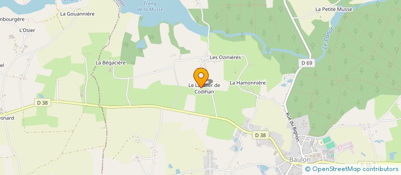 localisation de l'entreprise ETABLISSEMENTS ROGER & ASSOCIES  BAULON