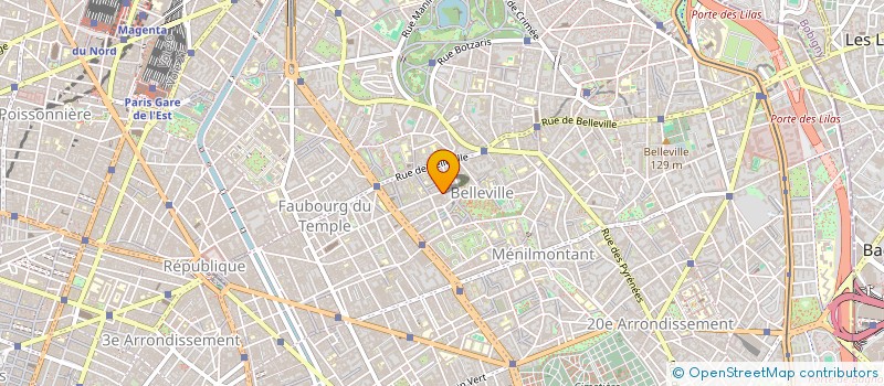 localisation de l'entreprise ETABLISSEMENTS ROGER GRESILLON SA à PARIS