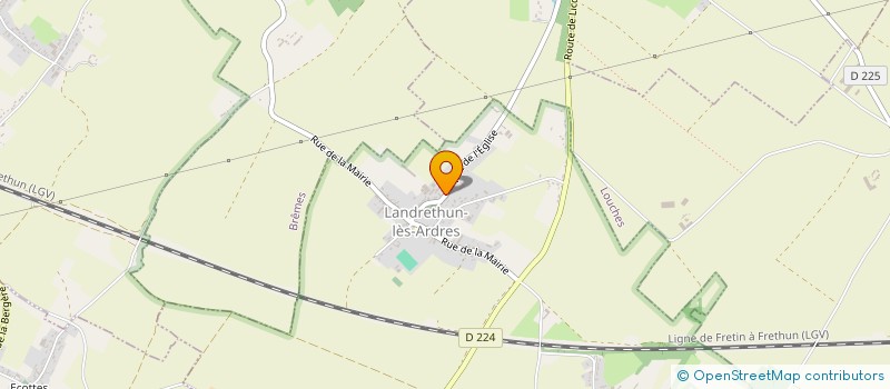 localisation de l'entreprise ETABLISSEMENTS ROGER LEFEBVRE-VIDANGES  LANDRETHUN-LES-ARDRES