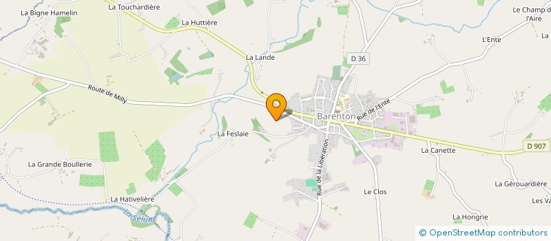 localisation de l'entreprise ETABLISSEMENTS ROIESNEL à SAINT-GEORGES-DE-ROUELLEY