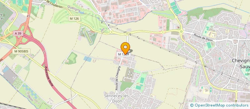 localisation de l'entreprise ETABLISSEMENTS RONDEAU à SENNECEY-LES-DIJON