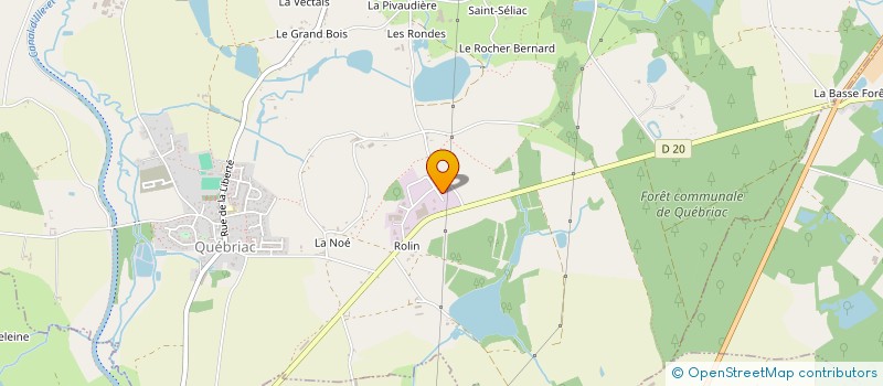 localisation de l'entreprise ETABLISSEMENTS ROTY à QUEBRIAC