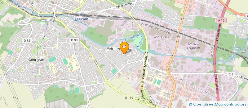 localisation de l'entreprise ETABLISSEMENTS ROUAULT à BEAUVAIS