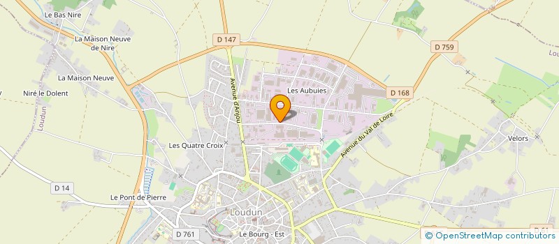 localisation de l'entreprise ETABLISSEMENTS ROUCHEAU R  LOUDUN