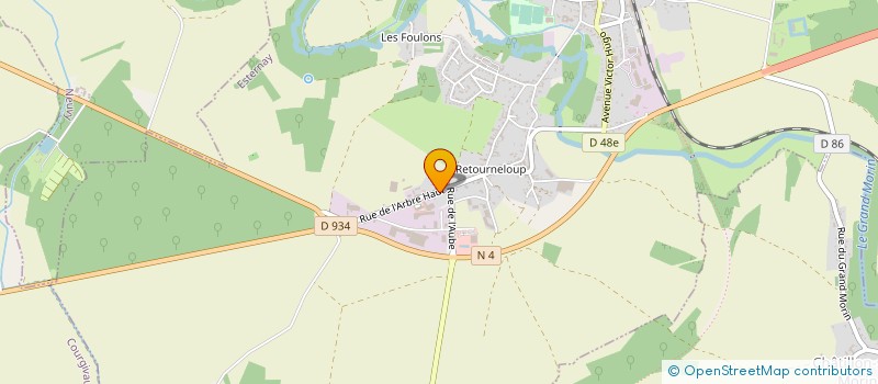 localisation de l'entreprise ETABLISSEMENTS ROUSSEAU à ESTERNAY