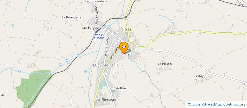 localisation de l'entreprise ETABLISSEMENTS ROUSSEAU ET FILS à LUCAY-LE-MALE