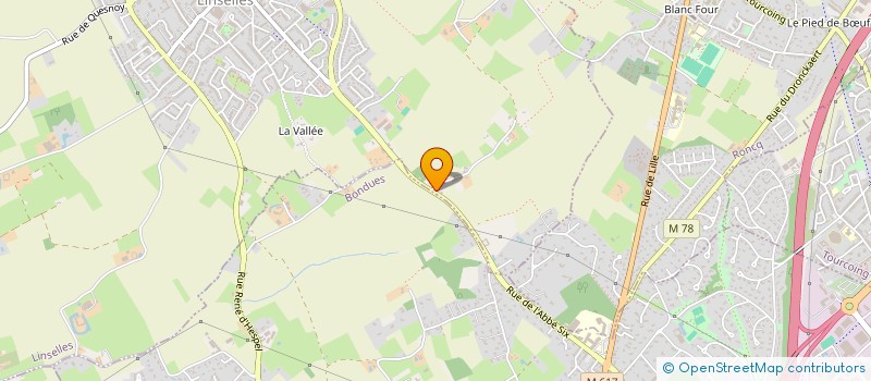 localisation de l'entreprise ETABLISSEMENTS ROUSSEL  LINSELLES