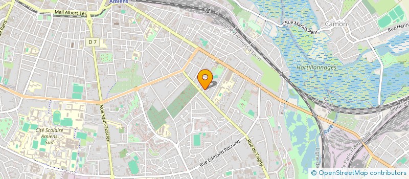 localisation de l'entreprise ETABLISSEMENTS ROUSSEL ET FILS à AMIENS