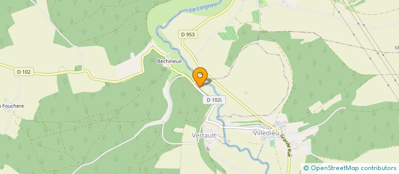 localisation de l'entreprise ETABLISSEMENTS ROUSSELET à VERTAULT