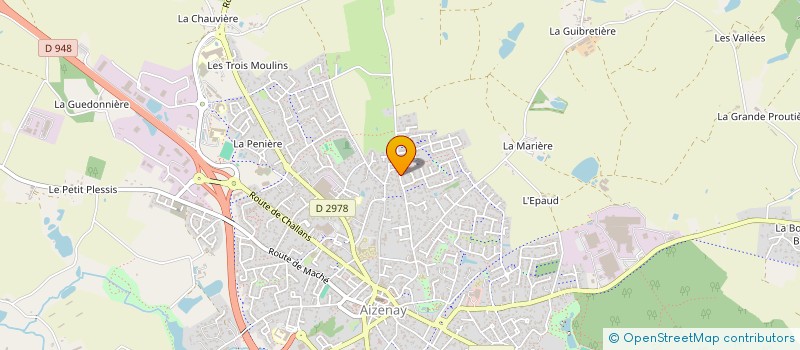 localisation de l'entreprise ETABLISSEMENTS ROY à AIZENAY