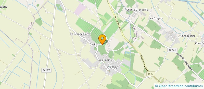 localisation de l'entreprise ETABLISSEMENTS ROY JC  LE CHAY