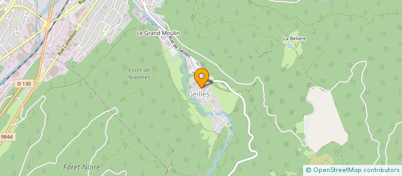 localisation de l'entreprise ETABLISSEMENTS ROYBIER SARL à OYONNAX