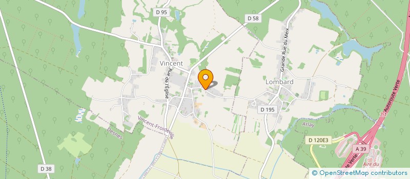 localisation de l'entreprise ETABLISSEMENTS ROZET à VINCENT-FROIDEVILLE