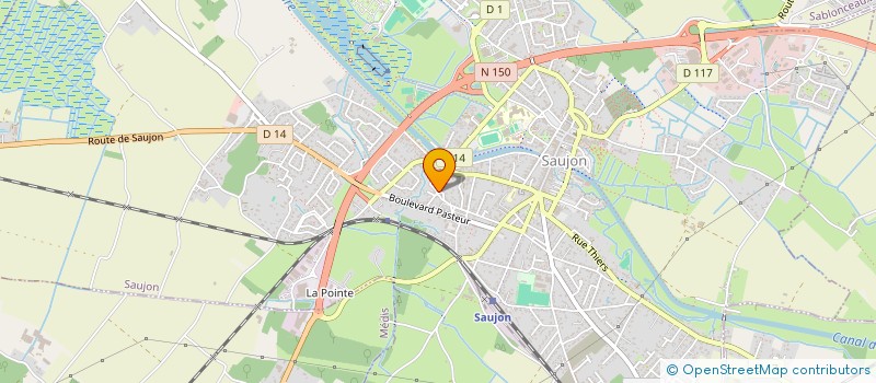 localisation de l'entreprise ETABLISSEMENTS RUSSO ET FILS à L EGUILLE